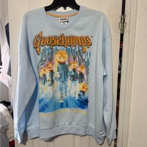 Goosebump Jack-O-Lantern sweatshirt women's XL